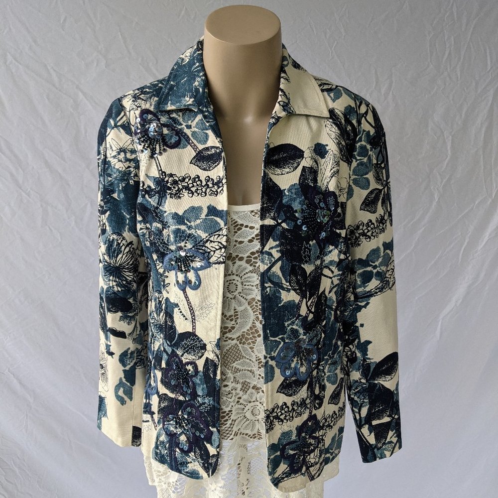 Coldwater Creek Sequined Blazer